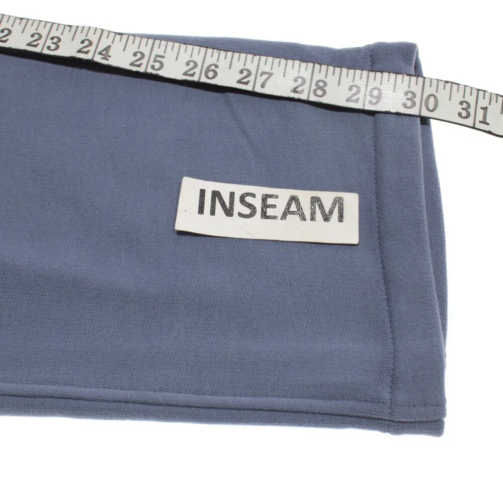 Orchard & Broome NWT Jogger Sweatpants Size L Clinton in Denim Blue Cotton